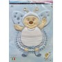 Fiocco Nascita Maschio da Ricamare Coccinella FN00894.B La Chiocciolina