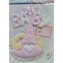 Fiocco Nascita Femmina Baby Orso FN00972.B La Chiocciolina