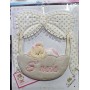 Fiocco Nascita Femmina Fiocco Pois E' Nata 07 FN00950.B La Chiocciolina
