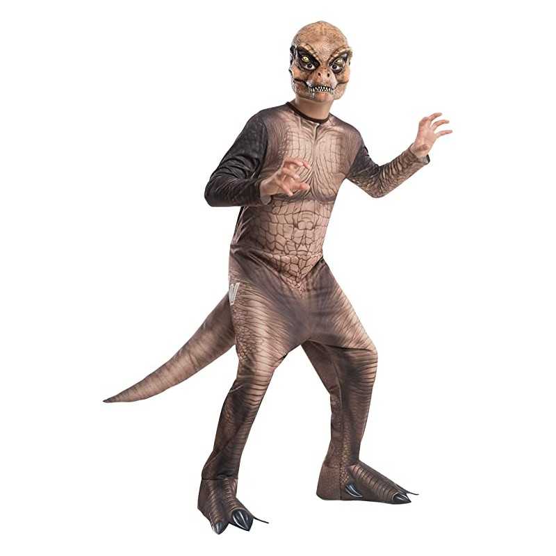 Costume Dinosauro T-Rex Bambino 5-7 anni Taglia M Ufficiale Jurassic World  610814 Rubie's