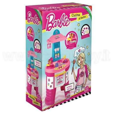 Cucina Giocattolo Barbie con Bambola e Mini Cucina per Barbie 107 cm 3 anni Mattel