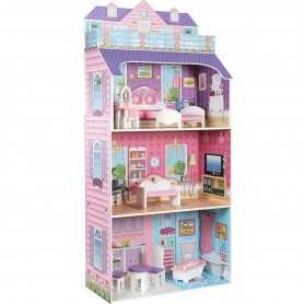 Casa delle Bambole in Legno One Two Fun 3 Anni+
