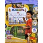 Lavagna con Cavalletto per Bambini Winnie The Pooh 3in1 3 Anni+ Magnetica con 70 Accessori