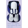 Copri Seggiolino Auto Universale in Spugna 9-36 kg e 15-36 kg Bianco TecnoBaby