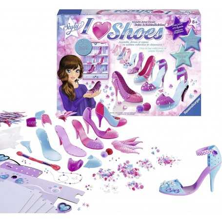 I Love Shoes Ravensburger Scarpe da Decorare 18535 So Styly 8 Anni+