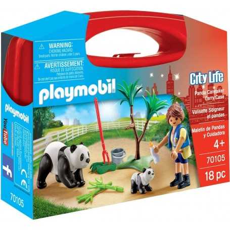 Playmobil 70105 Custode dei Panda Valigetta 4 Anni+ City Life