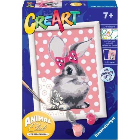 Ravensburger Creart Coniglietta con Glitter Gioco Creativo 28933 7 anni+
