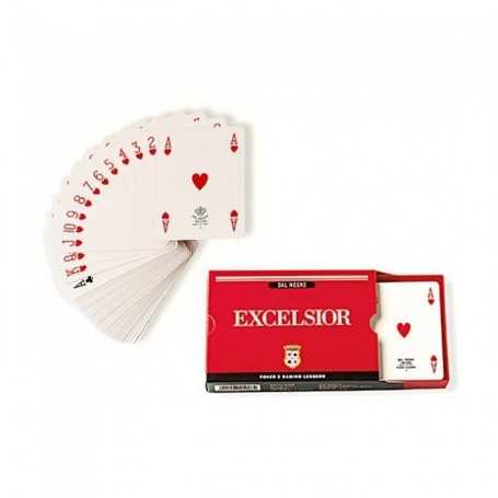 Carte da Gioco Scala 40 Dal Negro 55 Carte Poker e Ramino Leggero Excelsior