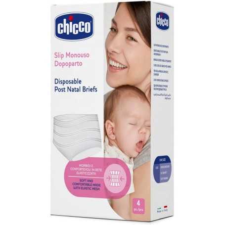 Chicco Slip Monouso Dopo Parto in Rete 4 Slip Taglia Unica 11381