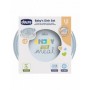 Chicco Set Piatti 12m+ Piatto Fondo e Piatto Piano Grigio 160023