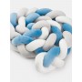 Riduttore Treccia Lettino per Neonato Azzurro 200 cm 7706 Fox & Bunny