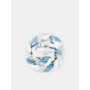 Riduttore Treccia Lettino per Neonato Azzurro 200 cm 7706 Fox & Bunny