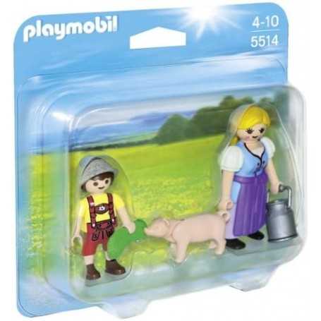 Playmobil 5514 Contadina e Figlio Personaggi Special Plus 4 Anni+