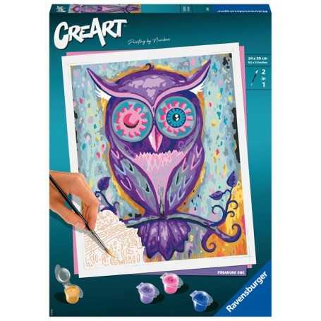 Ravensburger Creart Dreaming Owl Gioco Creativo 28990