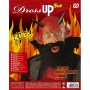 Costume Diavolo Bambino Set con Copricapo, Dentiera, Barba e Baffi 2847J Widmann