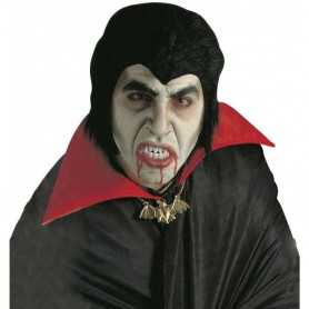 Costume Dracula Bambino Set con Parrucca, Dentiera e Gocce di Sangue 4612D Widmann