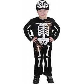 Costume Halloween Scheletro 2-3 anni 104 cm 4994K Widmann