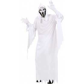Costume Halloween Fantasma Bianco Adulto Taglia L 52-54 02683 Widmann