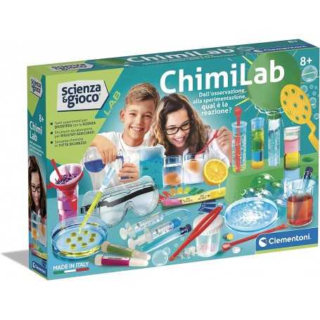 Chimilab Clementoni Laboratorio Chimica Scienza e Gioco 19259 8 Anni+