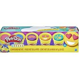 Play Doh Vasetti Smile 5 Vasetti Colori Assortiti F4715 Hasbro 2 Anni+