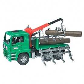 Bruder 02769 Camion Man Trasporto Legna 3 Anni+