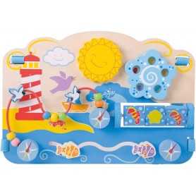 Gioco in Legno 6 Mesi+ Multiattività Marine Activity Centre BB116 Bigjigs