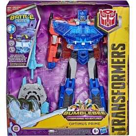 Transformers Optimus Prime Elettronico 25 cm Bumblebee Cyberverse Adventures E8380 Hasbro 6 Anni+