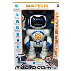 Robot Telecomandato per Bambini Mars 5 Radiocom 33 cm 40955 ODS 5 Anni+