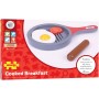 Pentola Giocattolo in Legno con Cibo Set Colazione BJ626 Bigjigs 3 Anni+