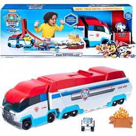 Paw Patrol Paw Patroller Die Cast Launch 45 cm con Robodog 6053406 Spin Master 3 Anni+