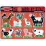 Puzzle Sonoro in Legno per Bambini La Fattoria Giochi ad Incastro 8 Pezzi 10726 Melissa & Doug 2 Anni+