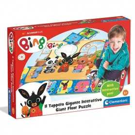 Bing Tappeto Gigante Interattivo Puzzle 24 Pezzi con Penna Sapientino Clementoni 16400 3 Anni+