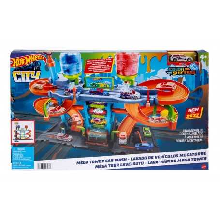 Hot Wheels Mega Torre Autolavaggio Mattel HDP05 4 Anni+