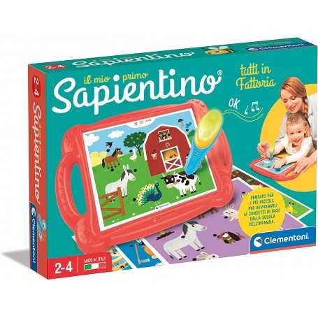 Sapientino 2 Anni Tutti in Fattoria Il Mio Primo Sapientino Clementoni 16378