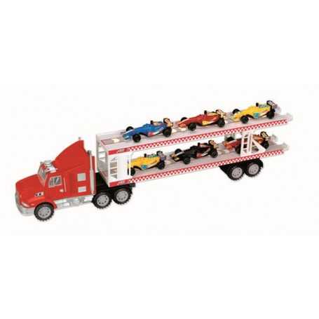 Camion Bisarca con 6 Auto Formula1 a Frizione 55 cm Ronchi 3 Anni 9945