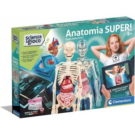 Clementoni Anatomia Super Corpo Umano Scienza e Gioco 19299 8 Anni+