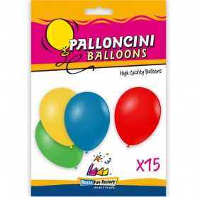 Palloncini Colorati Biodegradabili 15 Pezzi 30 cm Large 71179 Rocca