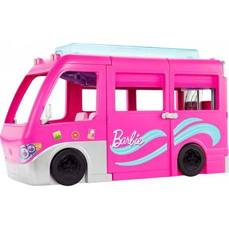 Barbie Camper dei Sogni HCD46 con Scivolo e Piscina Mattel 3 Anni+