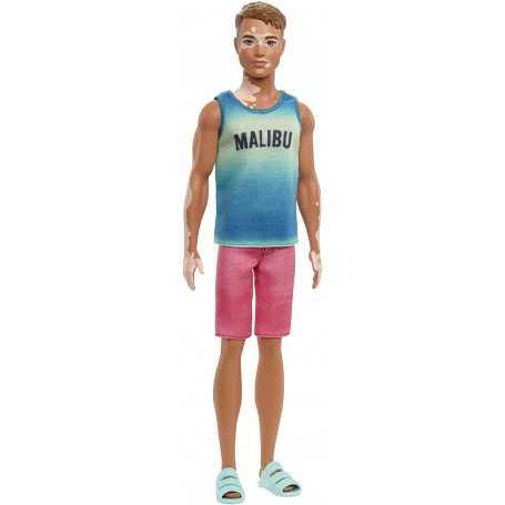 Ken Fashionistas Barbie 192 Vitiligine Canotta Malibu HBV26 Mattel 3 Anni+