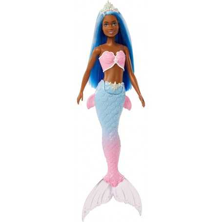 Barbie Dreamtopia Sirena con Capelli Blu e Coda Colorata HGR12 Mattel 3 Anni+