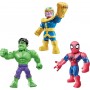 Marvel Avengers Mega Mighties Spiderman Hulk e Thanos E7772 Hasbro 3 Anni+