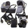 Chipolino Elite 3 in 1 Asphalt Grigio Trio 2023 con Borsa in OMAGGIO