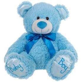 Orsetto Nascita Peluche Bimbo Azzurro Boy 28 cm con Fiocco 48506 Baby Pows 0 Mesi+