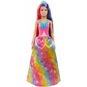 Barbie Dreamtopia Principessa con Capelli Arcobaleno GTF38 Mattel 3 Anni+