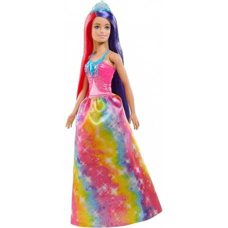 Vestito carnevale barbie discount arcobaleno