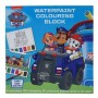Paw Patrol Libro da Colorare con Colori Inclusi Water Paint Colouring Block 3 Anni+
