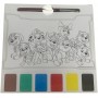 Paw Patrol Libro da Colorare con Colori Inclusi Water Paint Colouring Block 3 Anni+