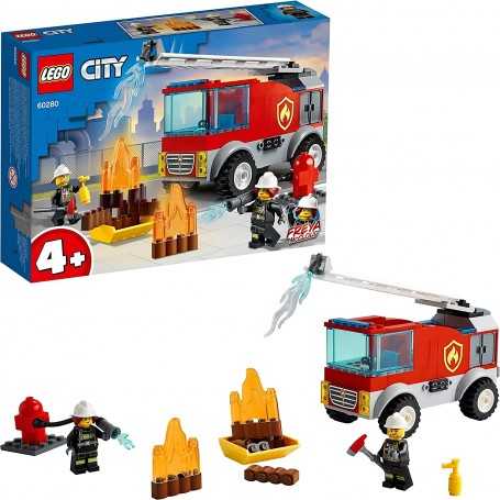 Lego City 60280 Autopompa con Scala Pompieri 4 Anni+