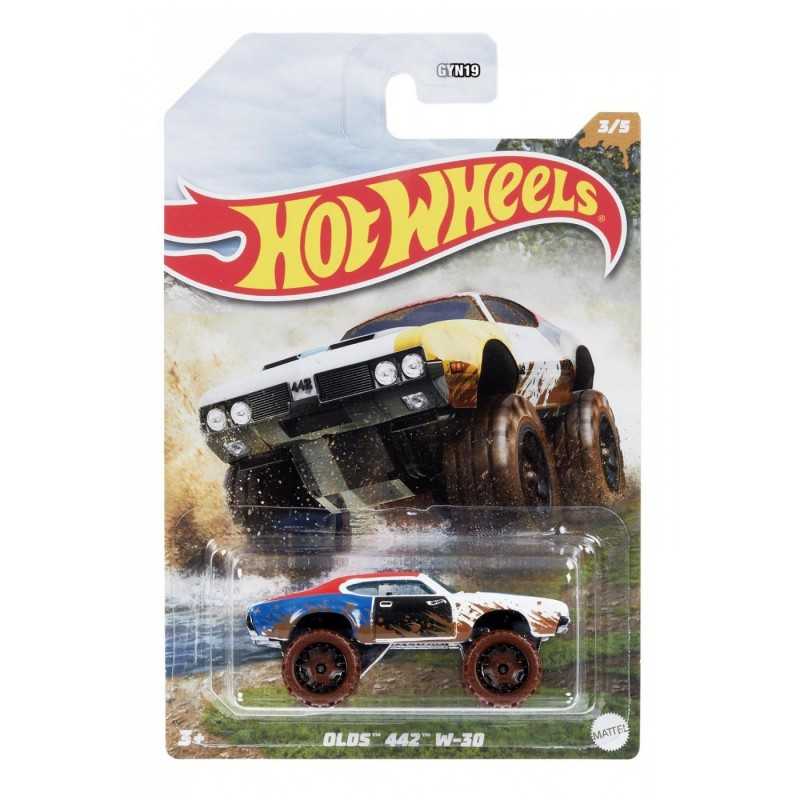 Hot Wheels Macchinine Rare Olds 442 W30 HDH09 Mattel Collezione 3/5