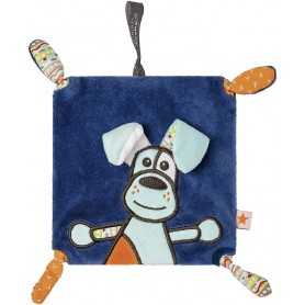 Cuscino Caldo Microonde per Coliche Neonato con Semi Naturali Cane Blu con Fodera 6351554 Fashy 6 Mesi+